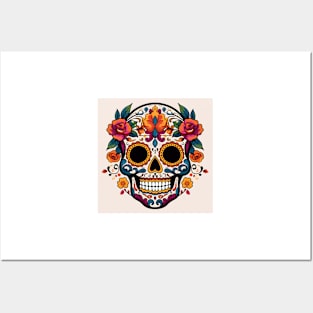 Day of the Dead Sugar Skull 12 Posters and Art